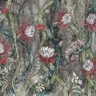 Miniatura fototapety Kwiaty i Pnącza na Ciemnym Tle