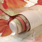 Miniatura fototapety Czerwone maki na tle akwareli fragment #1