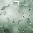Miniatura fototapety Trójwymiarowe sześciokąty 3D