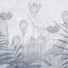 Miniatura fototapety Szkicowane Kwiaty i Liście