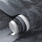 Miniatura fototapety Mglisty las iglasty fragment #1