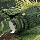 Miniatura fototapety Tropikalne liście w zieleni fragment #1
