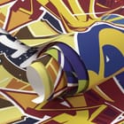 Miniatura fototapety Kolorowe graffiti z napisami fragment #1