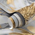 Miniatura fototapety Kwiaty polne na ciemnym tle fragment #1