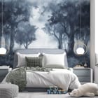 Miniatura fototapety Tajemniczy las we mgle we wnętrzu pokoju dziecka