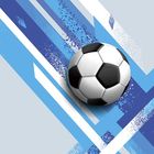 Miniatura fototapety Geometryczna piłka nożna