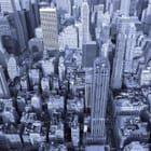 Miniatura fototapety Panorama miejskich wieżowców