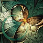 Miniatura fototapety Spiralne Linie i Fale
