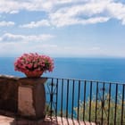 Miniatura fototapety Taras z Widokiem na Morze