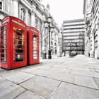 Miniatura fototapety Czerwone budki w Londynie