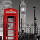 Miniatura fototapety Czerwona budka w Londynie