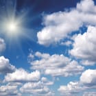 Miniatura fototapety Słońce i Chmury na Niebie