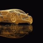 Miniatura fototapety Siatka Samochodu Sportowego