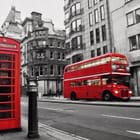Miniatura fototapety Czerwona budka w Londynie