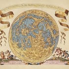 Miniatura fototapety Stara Mapa Księżyca z Ornamentami