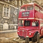 Miniatura fototapety Czerwony autobus w Londynie