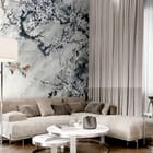 Miniatura fototapety Sakura w rozkwicie we wnętrzu salonu