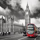 Miniatura fototapety Czerwony autobus w Londynie