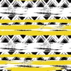 Miniatura fototapety Geometryczne wzory z żółtymi pasami