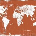 Miniatura fototapety Mapa świata na tle tekstury