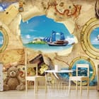 Miniatura fototapety Statek żaglowy na oceanie - aranżacja w pokoju dziecka