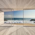 Miniatura fototapety Widok na ocean przez okno