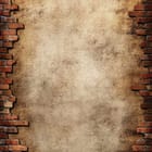 Miniatura fototapety Stara ceglana ściana z tynkiem
