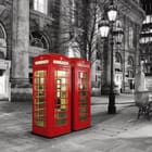 Miniatura fototapety Czerwone budki w Londynie