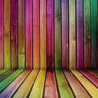 Miniatura fototapety Kolorowe Deski Drewniane