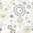 Miniatura fototapety Abstrakcyjne Kwiatowe Wzory