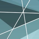 Miniatura fototapety Geometryczne wzory z trójkątów - realne zdjęcie w rolce