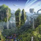 Miniatura fototapety Magiczne latające wyspy