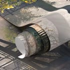 Miniatura fototapety Mostek nad spokojną wodą fragment #1