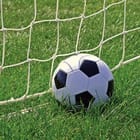 Miniatura fototapety Piłka nożna przy bramce