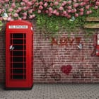 Miniatura fototapety Czerwona budka w Londynie