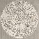 Miniatura fototapety Mapa nieba z konstelacjami