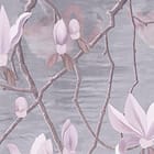 Miniatura fototapety Flamingi w spokojnej scenerii - jakość wydruku i struktura materiału