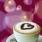 Miniatura fototapety Kawa z pianką i sercem