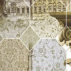 Miniatura fototapety Kolumny i zabytki w tle - jakość wydruku i struktura materiału