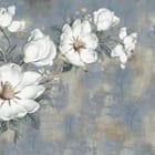 Miniatura fototapety Magnolie na gałęzi z zielonymi liśćmi