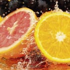 Miniatura fototapety Cytrusowe Plasterki w Wodzie