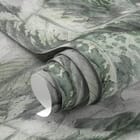 Miniatura fototapety Liście na betonowej ścianie - realne zdjęcie w rolce