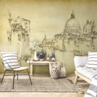 Miniatura fototapety Architektura Wenecji nad Kanałem - aranżacja w salonie