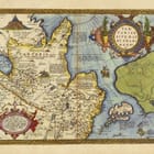 Miniatura fototapety Stara mapa z ozdobami
