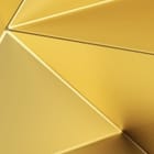 Miniatura fototapety Geometryczne złote kształty - jakość wydruku i struktura materiału