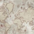Miniatura fototapety Stara mapa świata z kontynentami
