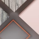 Miniatura fototapety Geometryczne kształty na szaro - jakość wydruku i struktura materiału