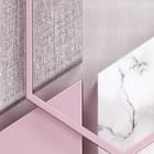 Miniatura fototapety Geometryczne kształty na jasnym tle - jakość wydruku i struktura materiału
