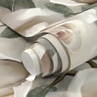Miniatura fototapety Białe róże na gałęzi z motylami - realne zdjęcie w rolce