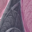 Miniatura fototapety Abstrakcyjne różowe liście fragment #1